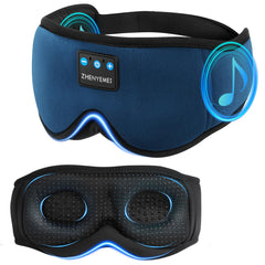 ZHENYEMEI 3D contour sleep mask provides comfortable eye space and light blocking.
