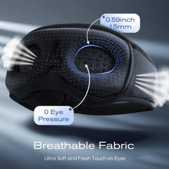 ZHENYEMEI light-blocking design helps create a dark, tranquil sleep environment.
