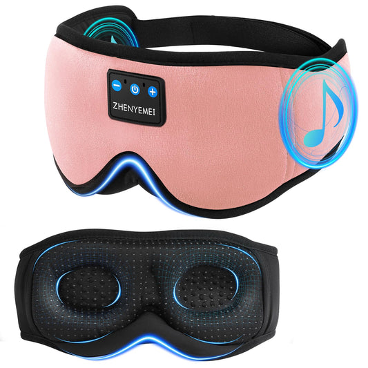 ZHENYEMEI 3D contour eye mask blocks light for deep rest.