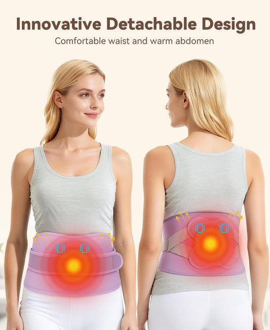 ZHENYEMEI detachable heating module for waist and abdomen comfort