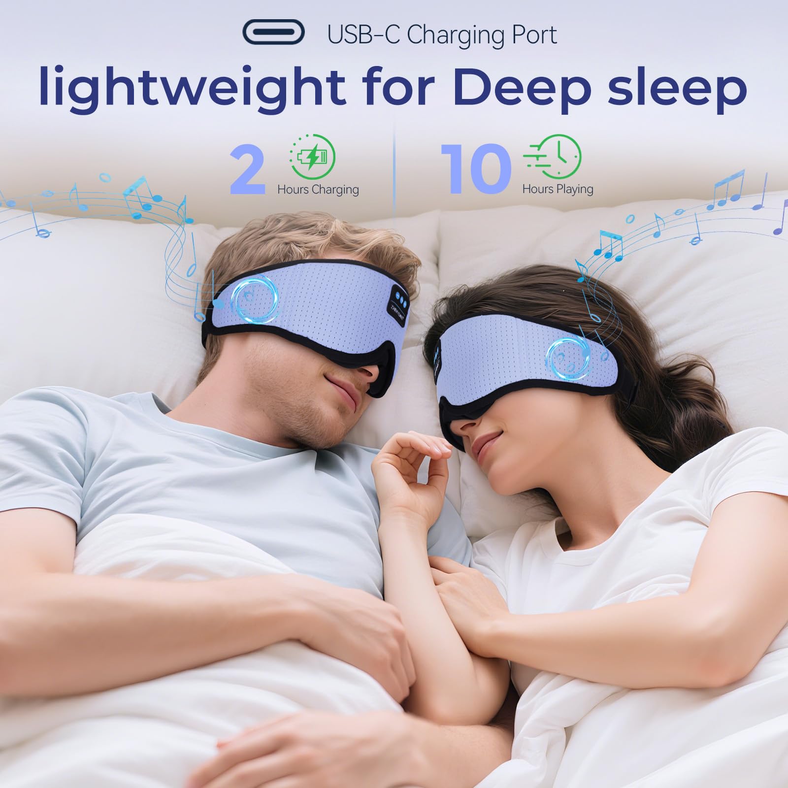 Long battery life with 1–2 hour charge up to 10 hours