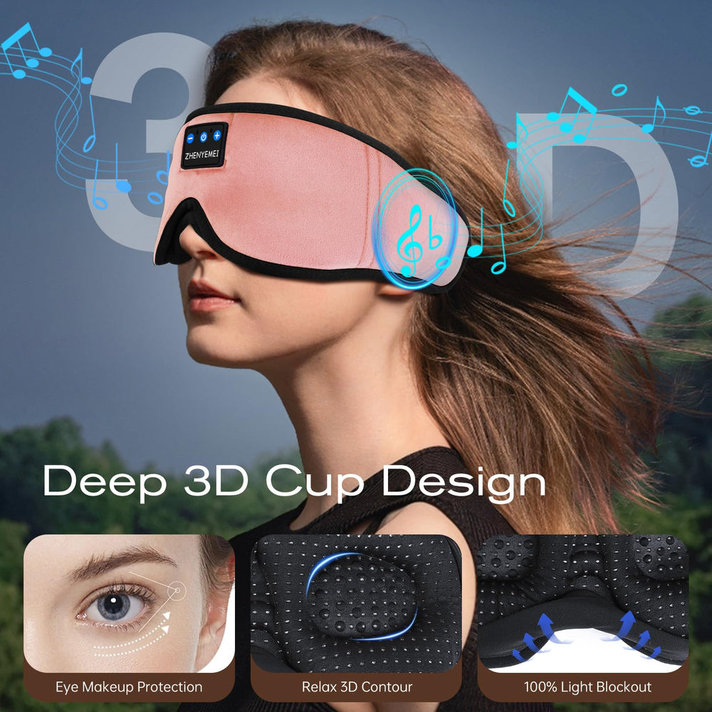 ZHENYEMEI light-blocking design shields eyes from light.