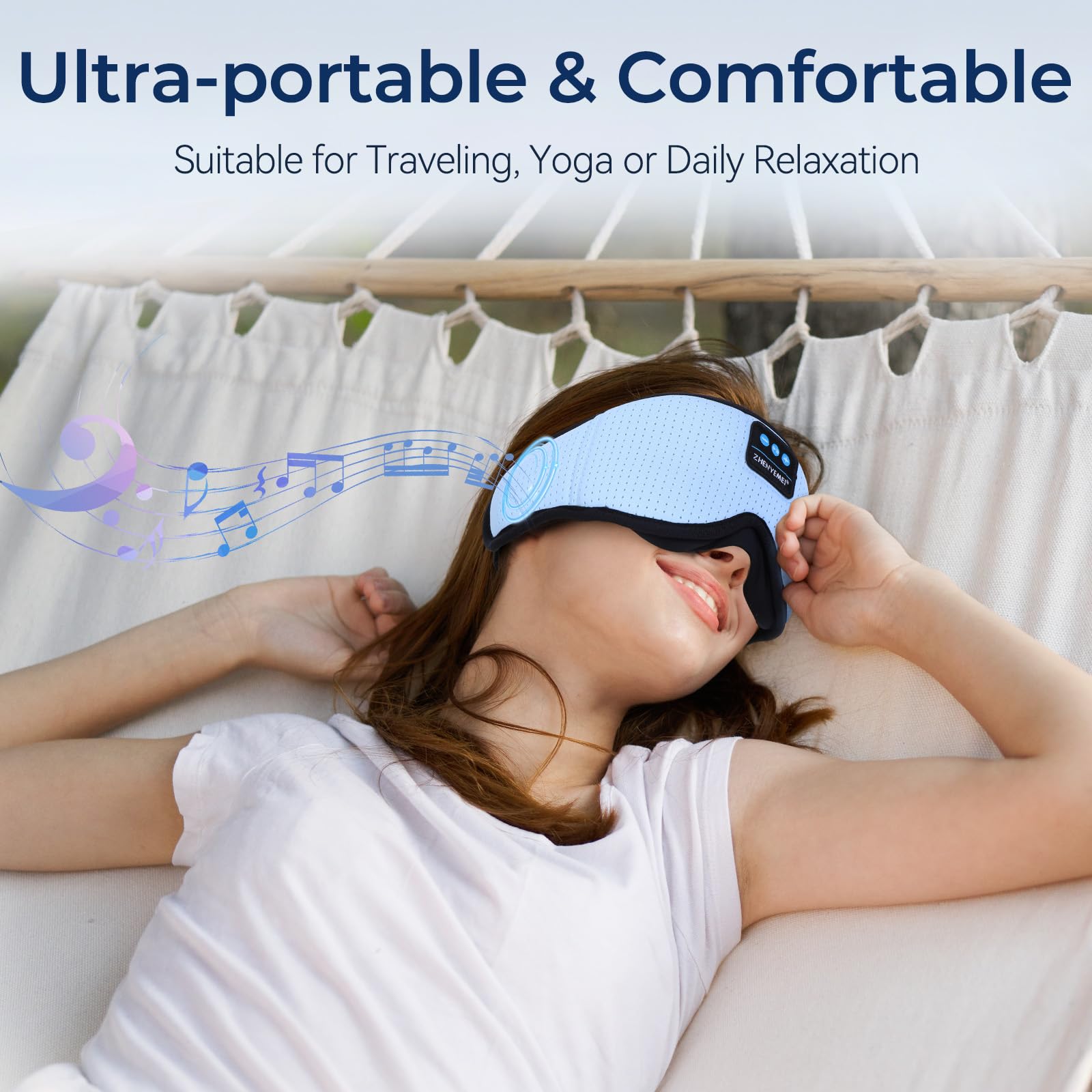 ZHENYEMEI travel-friendly design ideal for naps and flights.