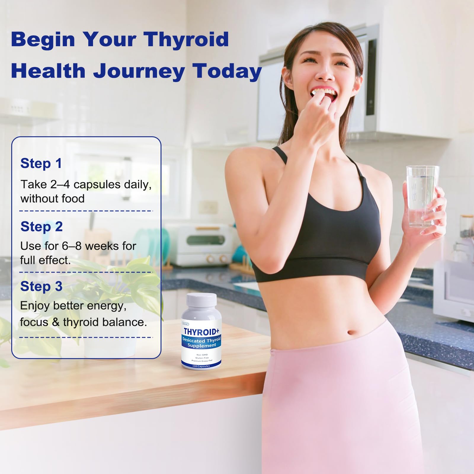 Zhizaiql thyroid balance packaging front shows capsule count clearly.