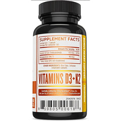 Zhou Ashwagandha and B12 capsules beside D3 + K2.