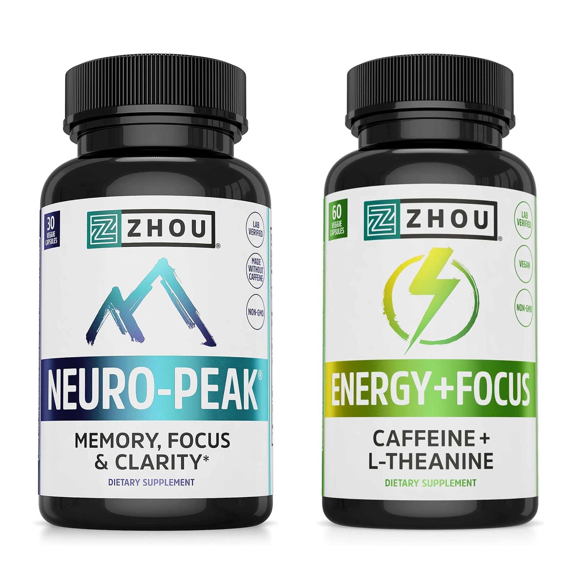 ZHOU Neuro-Peak bottle supports memory and cognitive clarity.
