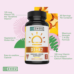 ZHOU D3+K2 packaging emphasizes eco-friendly materials
