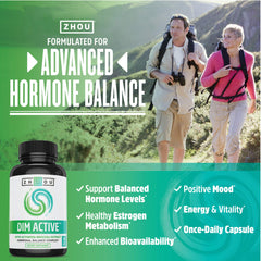 Activated broccoli extract highlights the DIM ingredient in the formula.