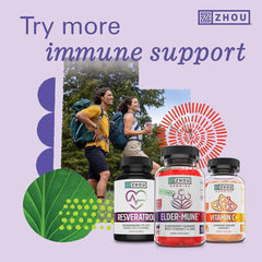 Eco-friendly packaging of ZHOU Elder-Mune Gummies