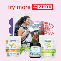 ZHOU N.O. Pro L-Arginine and Citrulline ingredients close-up for active use