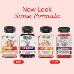ZHOU Vitamin C gummies bottle close-up highlighting 270 mg vitamin C per serving