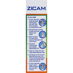 Dosing pump on Zicam spray for accurate, convenient application
