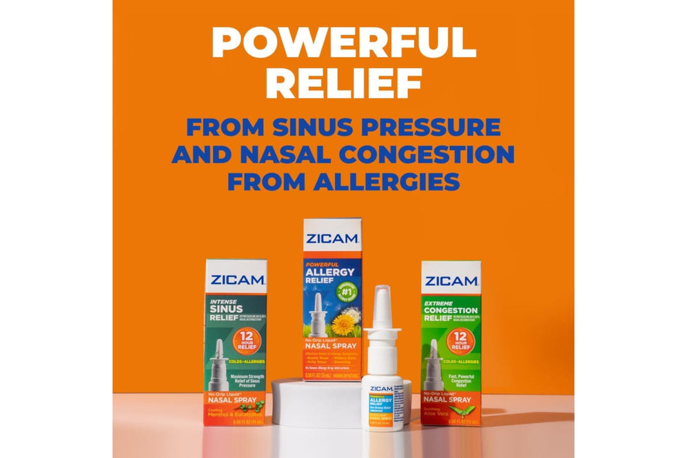 Zicam Intense Sinus Relief ideal for quick use at work.