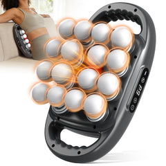 ZIIRCEH 16-head massage gun targeting back tension for deep relief.