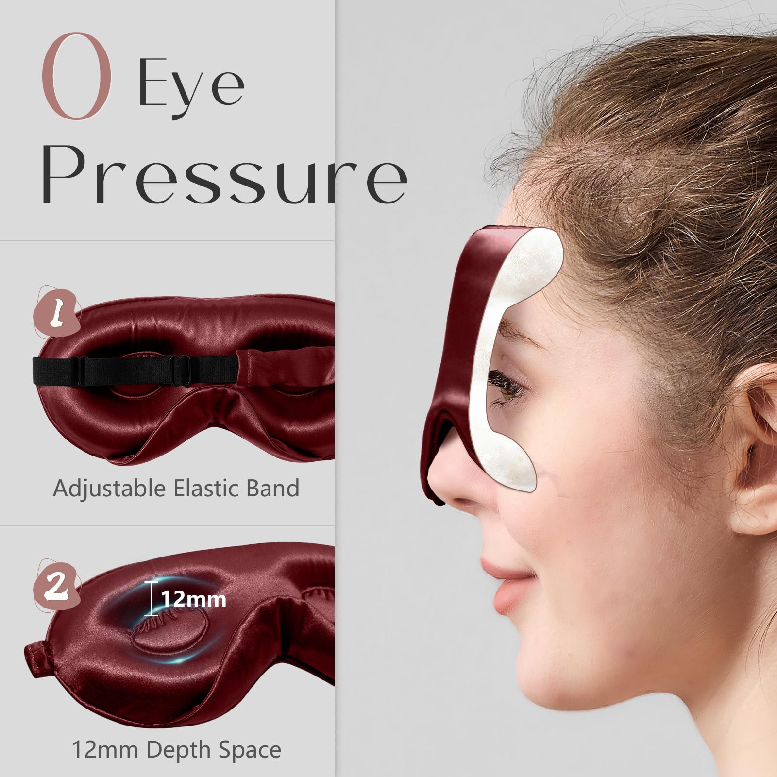 ZIMASILK nose wings shield light for effective blackout during rest.