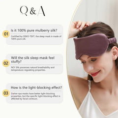ZIMASILK soft-edge trim feels gentle against the face.