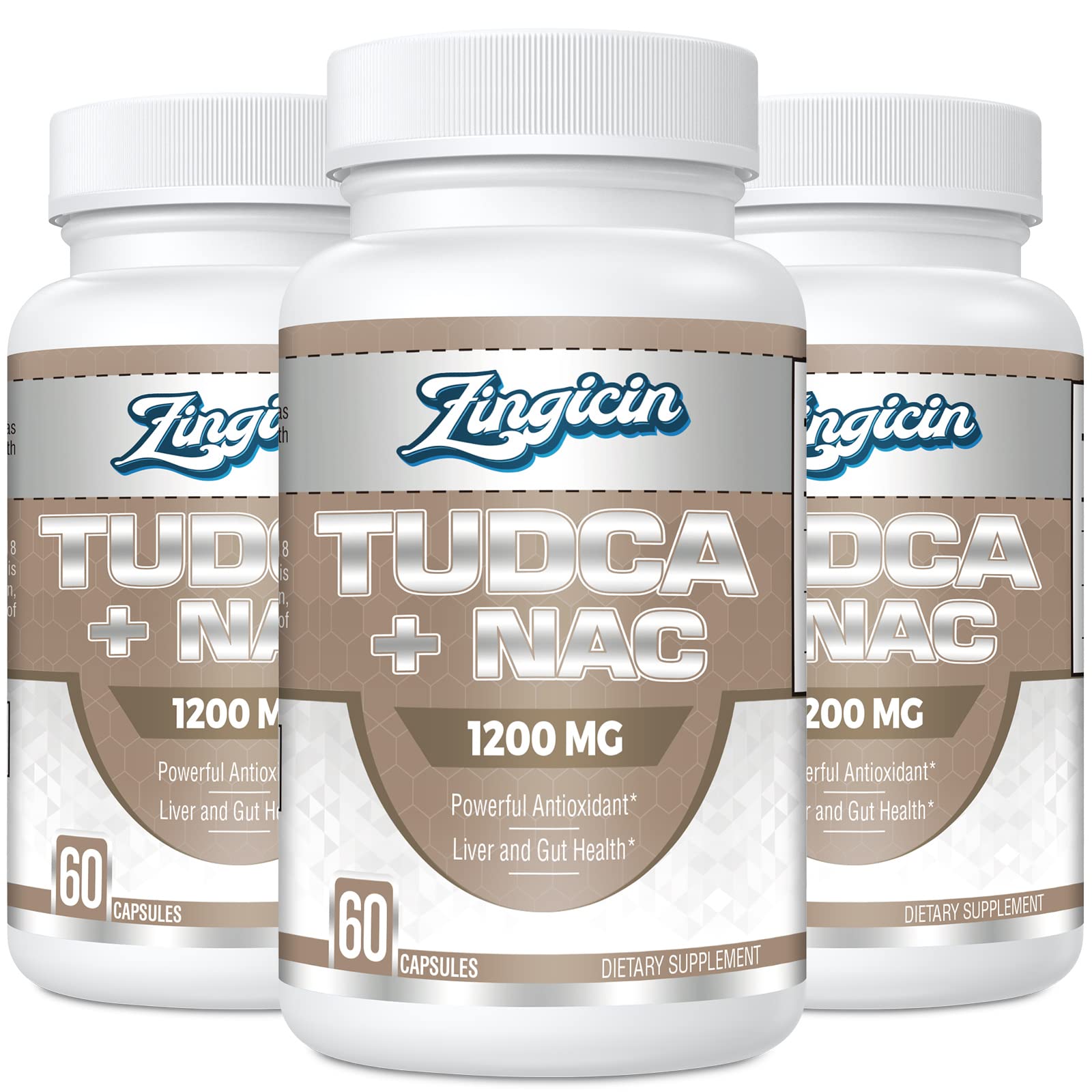 Zingicin Tudca NAC bottle pour for daily liver support.