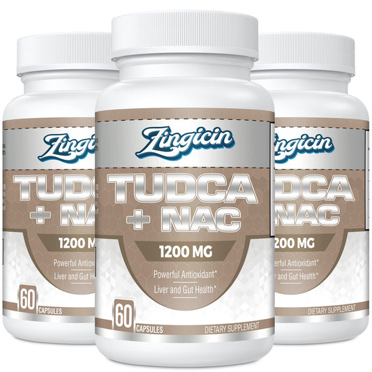 Zingicin Tudca NAC bottle pour for daily liver support.