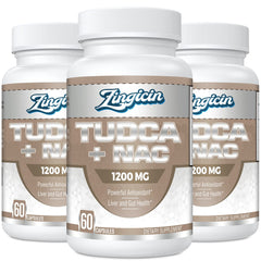 Zingicin Tudca NAC bottle pour for daily liver support.