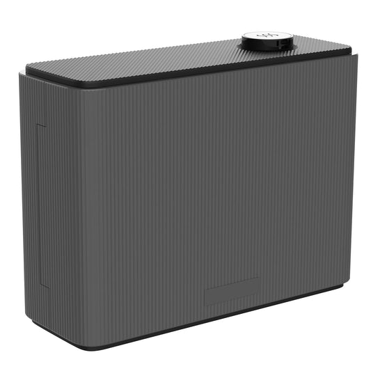Zinyeme Smart Scent Air Machine front view with dimgray housing and large reservoir for lasting fragrance.