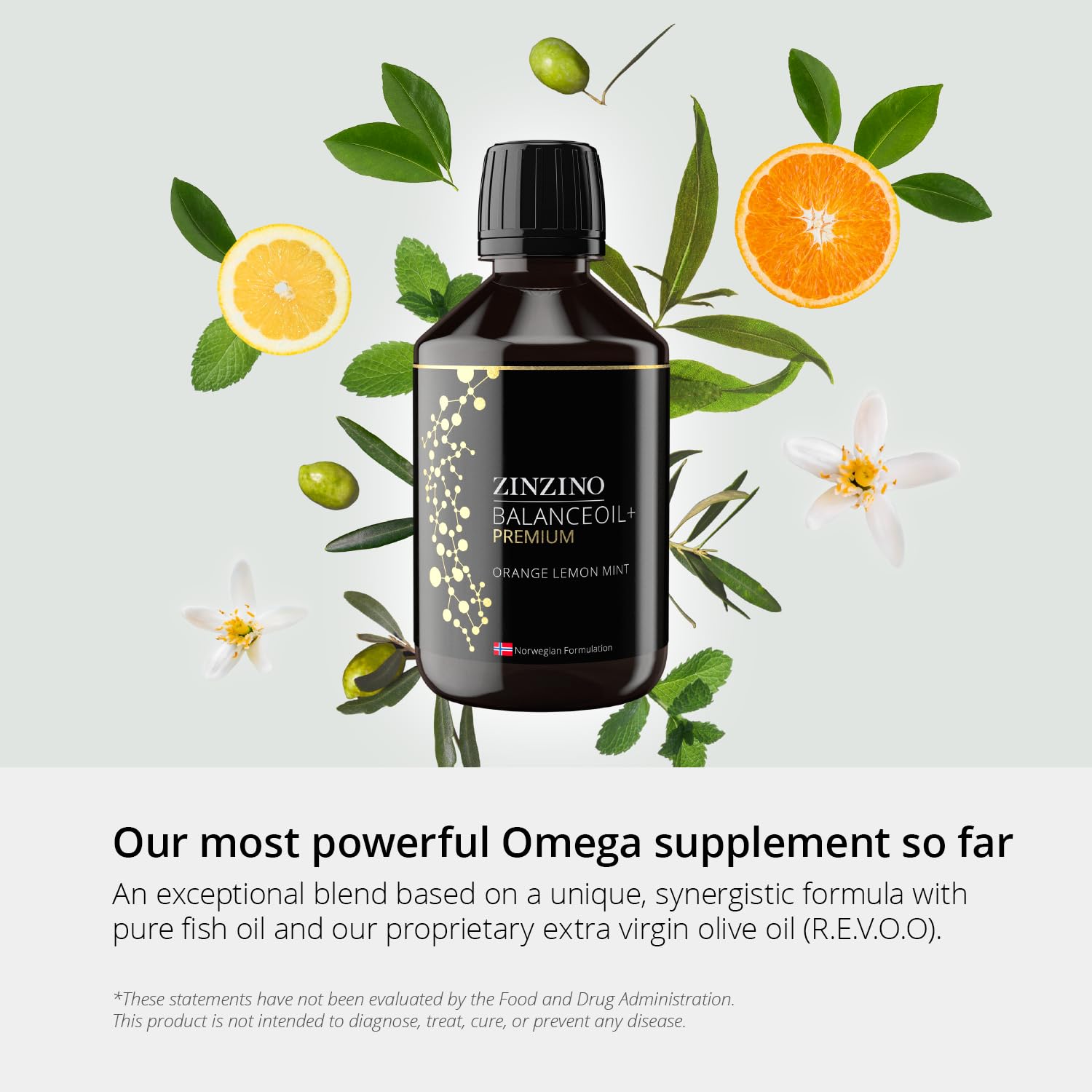 Zinzino BalanceOil+ Premium polyphenol content visual—antioxidant-focused ingredient blend