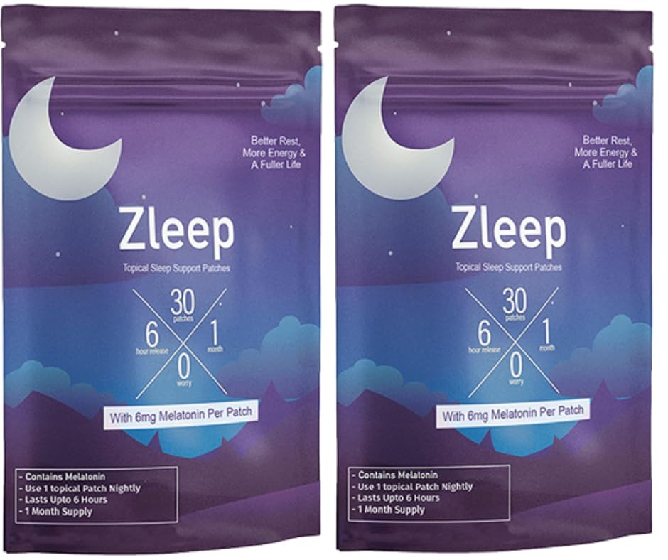 Zleep sleep patches with Dream Complex ready for a restful night.