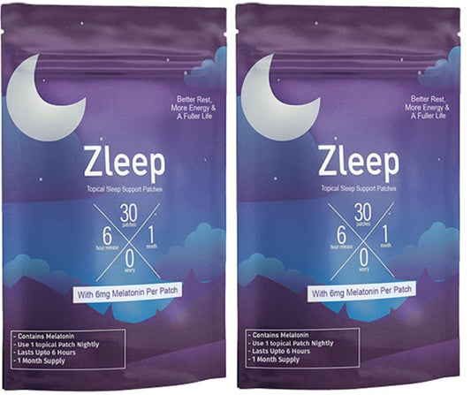 Zleep sleep patches with Dream Complex ready for a restful night.