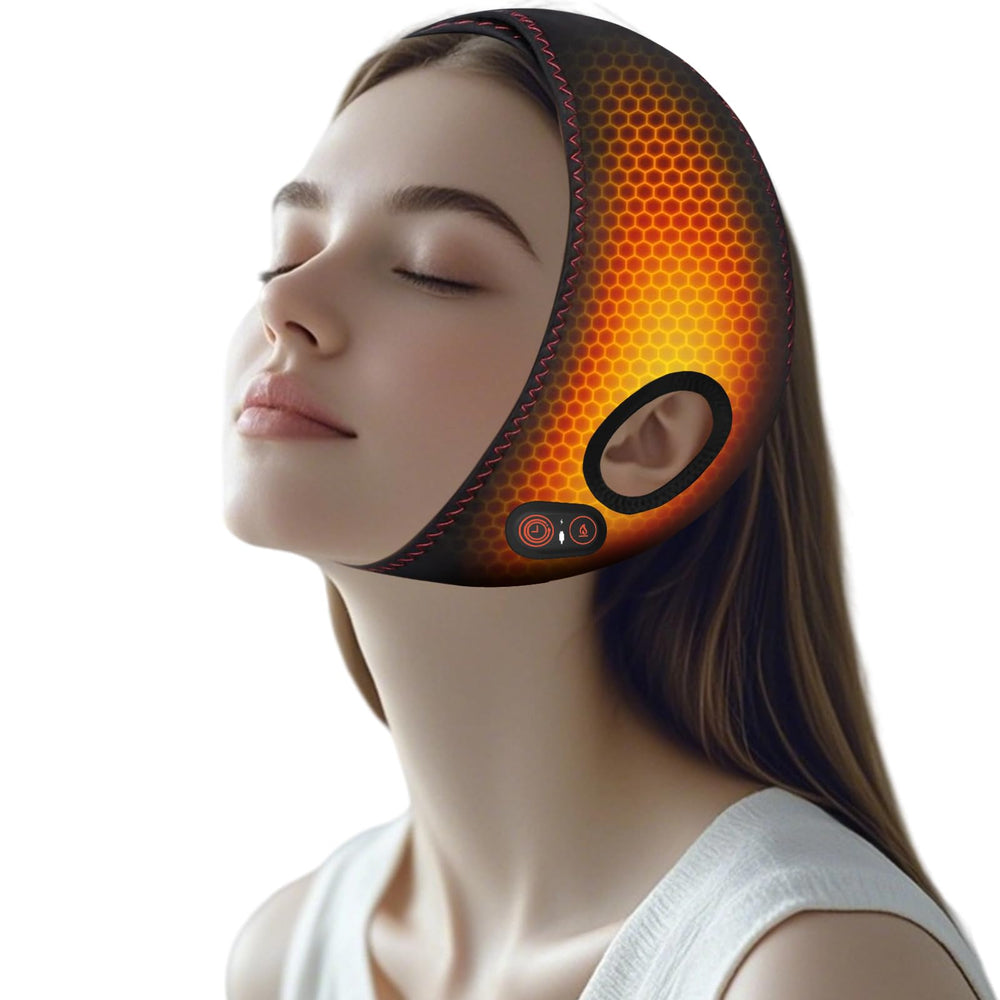 ZMHWANY TMJ relief heating pad battery pack for extended warmth