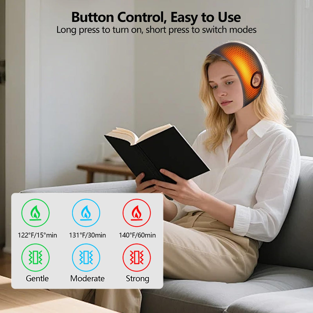 Built-in timer helps manage sessions safely