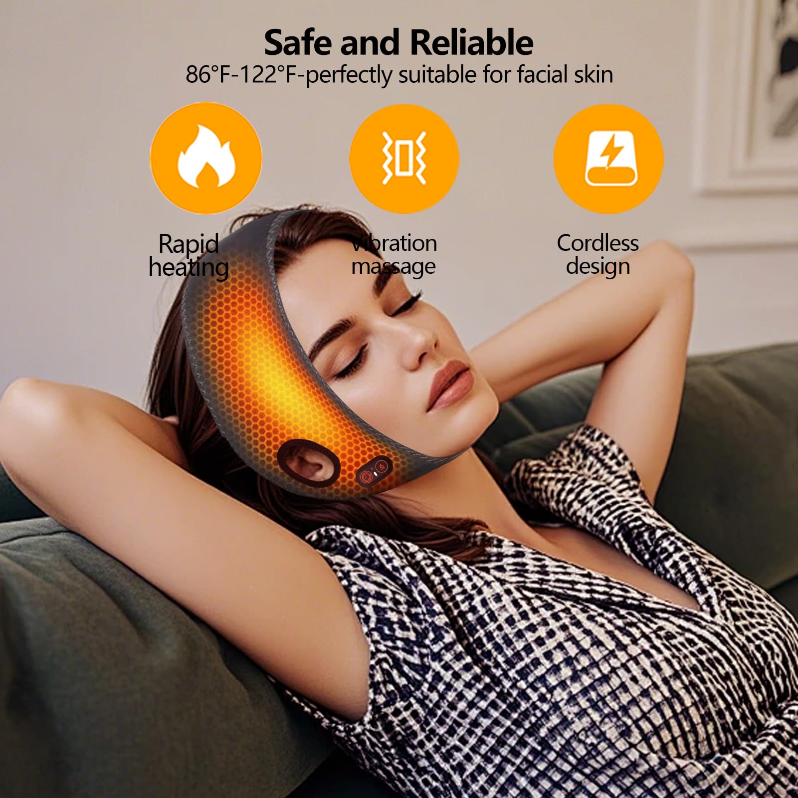 Overheat protection maintains steady warmth and safety
