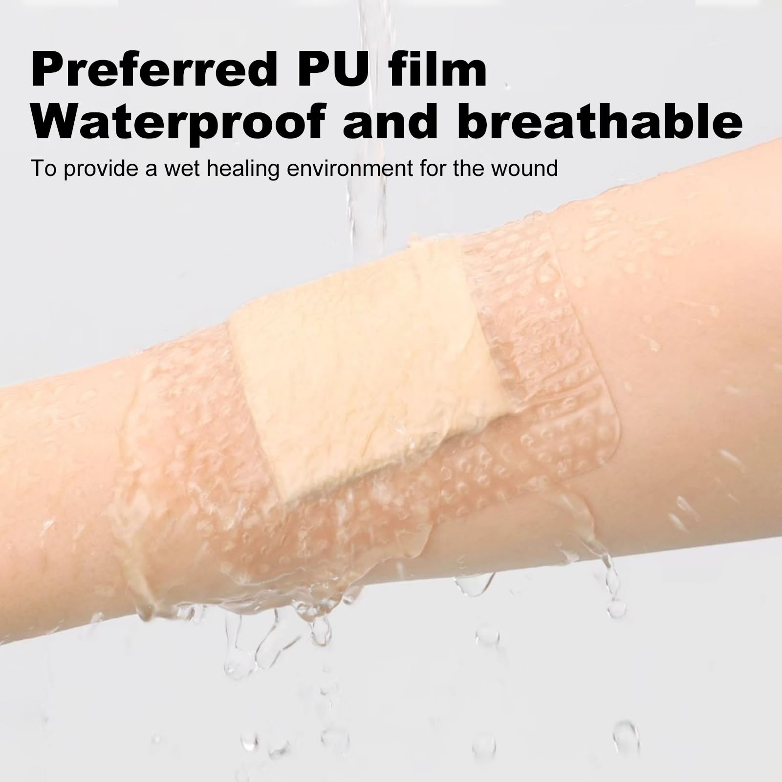 ZMZPA 50-pack sterile dressings ready for daily wound care.