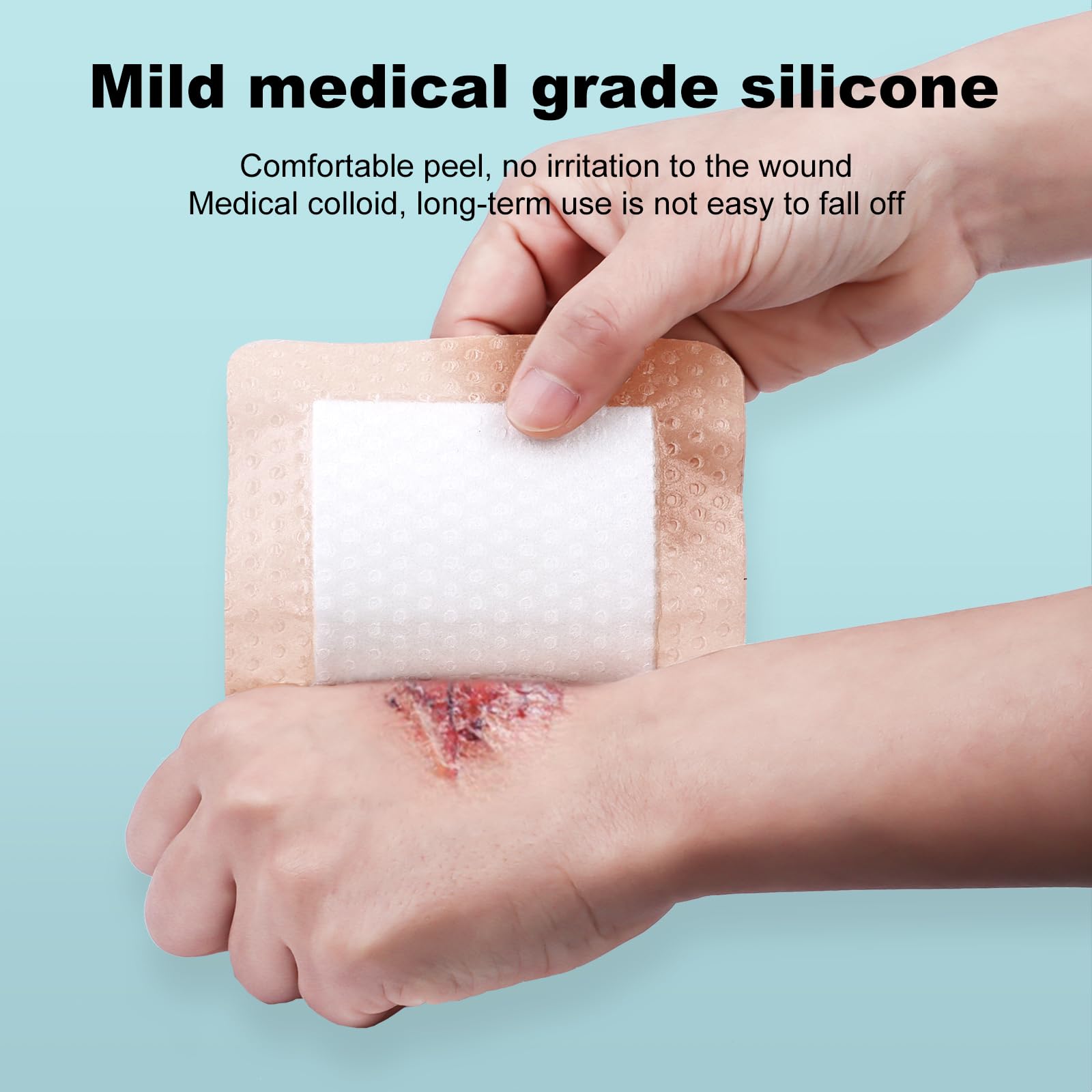 ZMZPA breathable bandage material allows air flow while protecting wounds.