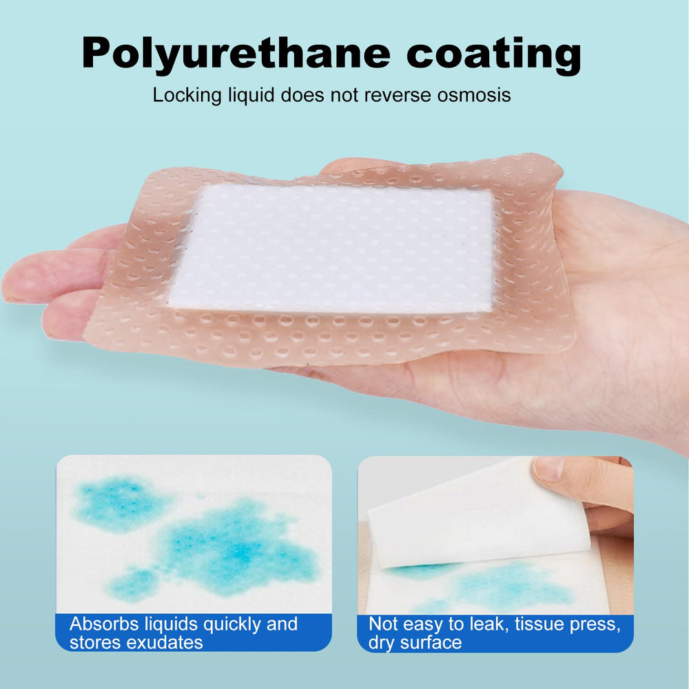 ZMZPA latex-free silicone dressing shown for skin-friendly wear