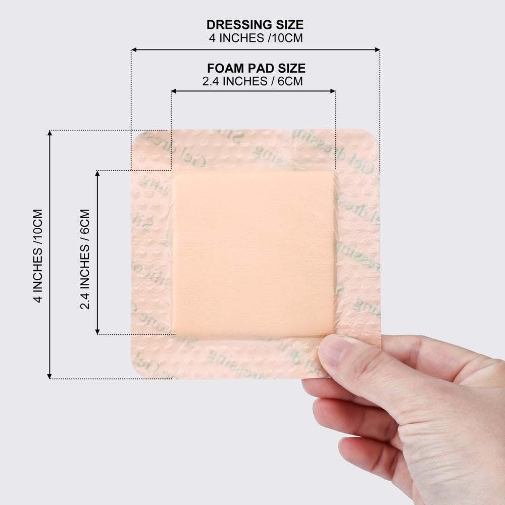 ZMZPA 4x4 dressing suitable for bed sores and surgical sites.
