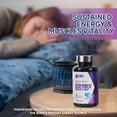 ZNC Magnesium Complex formulation chelate highlights amino acid binding for uptake.