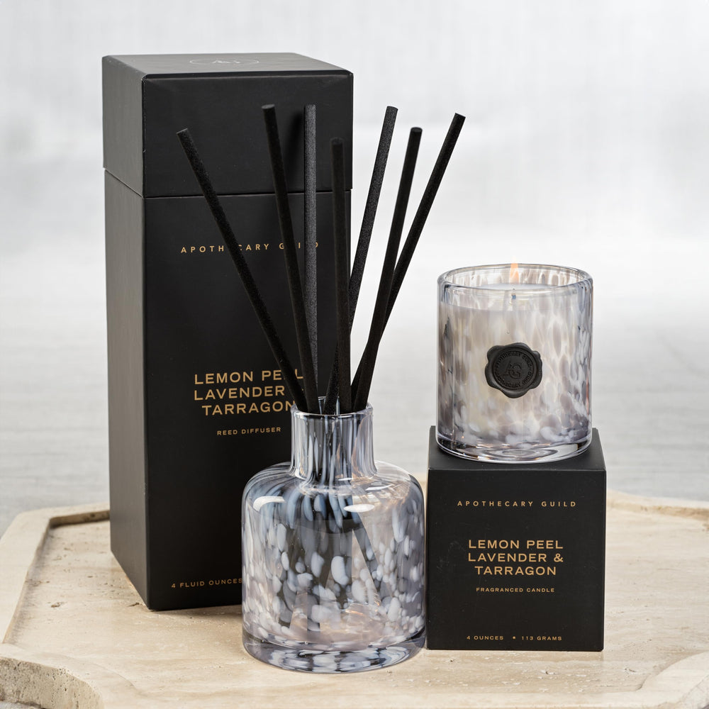 Zodax Apothecary Guild Opal Glass packaging showcases gift-ready presentation.
