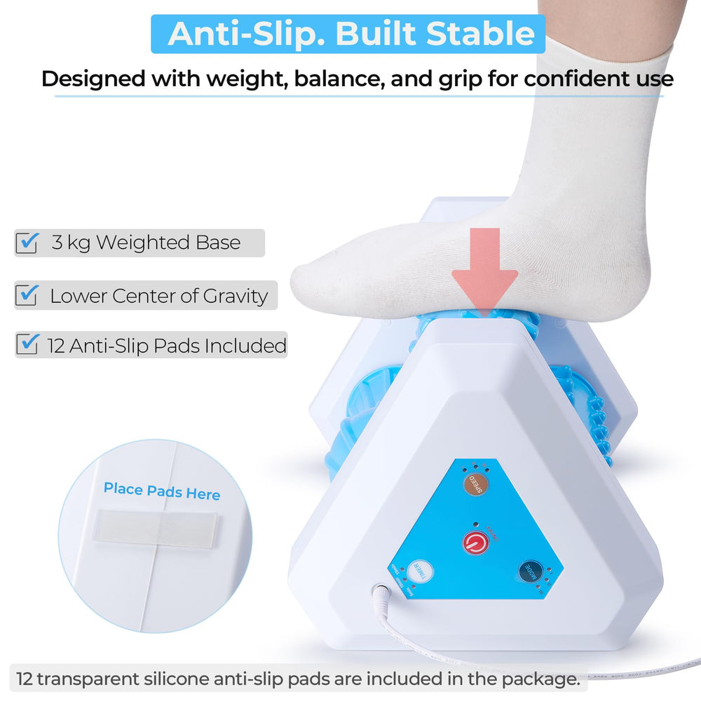 Zofenix arch-support roller helps reduce stiffness along the sole.