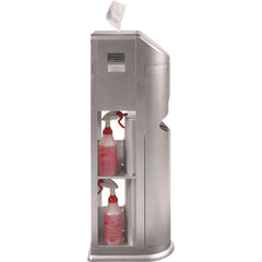 Zogics All-in-One Cleaning Station compact footprint fits tight hospitality spaces.