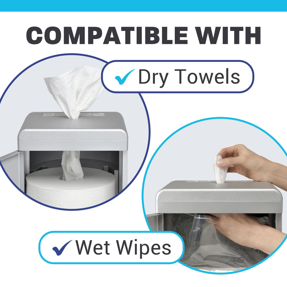 Zogics All-in-One Cleaning Station wipes dispenser enables easy, fast cleaning tasks.