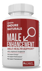 Zonata Endure Naturals strength bottle for men's health.