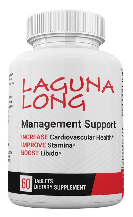 Zonata Laguna's Long bottle showing energy and endurance support for men.