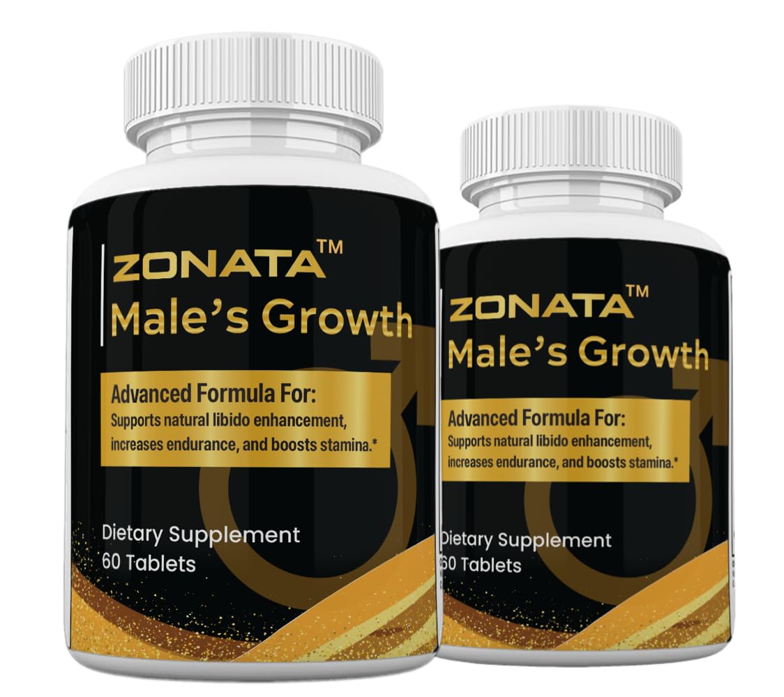 Zonata Males Strength Supplements bottle showcases a powerful boost for daily performance.