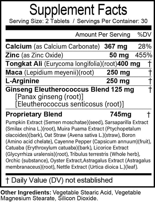 Zonata Stay Hard XL pills close-up showing daily vitality formula.
