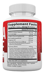 Zonata Ultra Male bottle label showcases advanced formula for men.