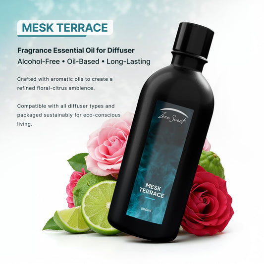 Zone Scent MESK Terrace diffuser-scene showcases refined mood enhancement for living spaces.