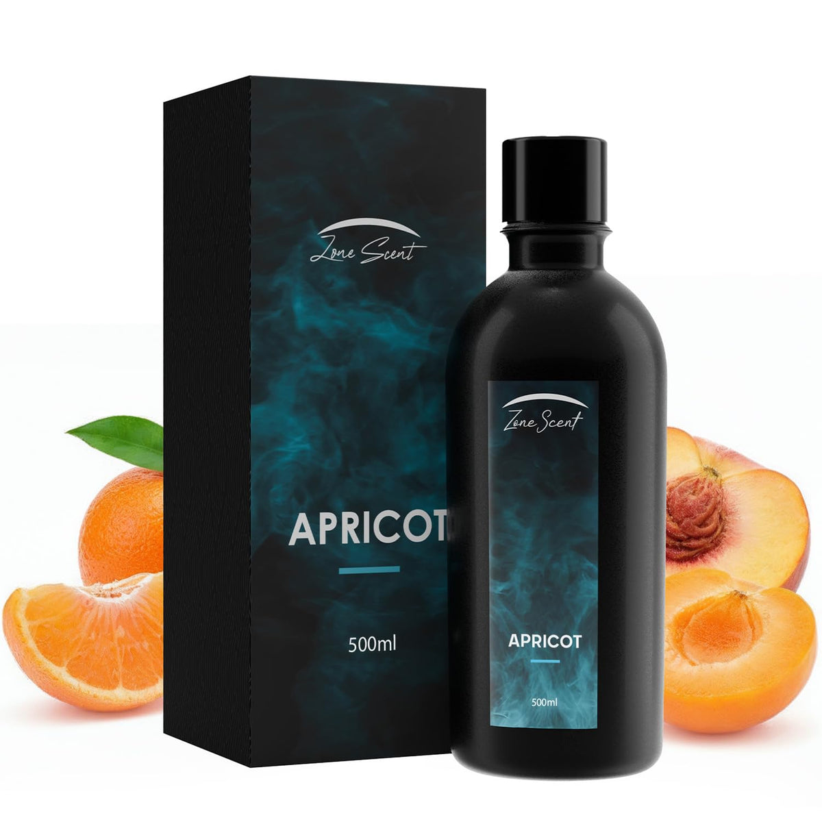 Zone Scent apricot oil bottle for diffusers, inviting fruity aroma for calm spaces