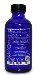 Zongle Therapeutics oil on hair tips nourishes and strengthens strands.