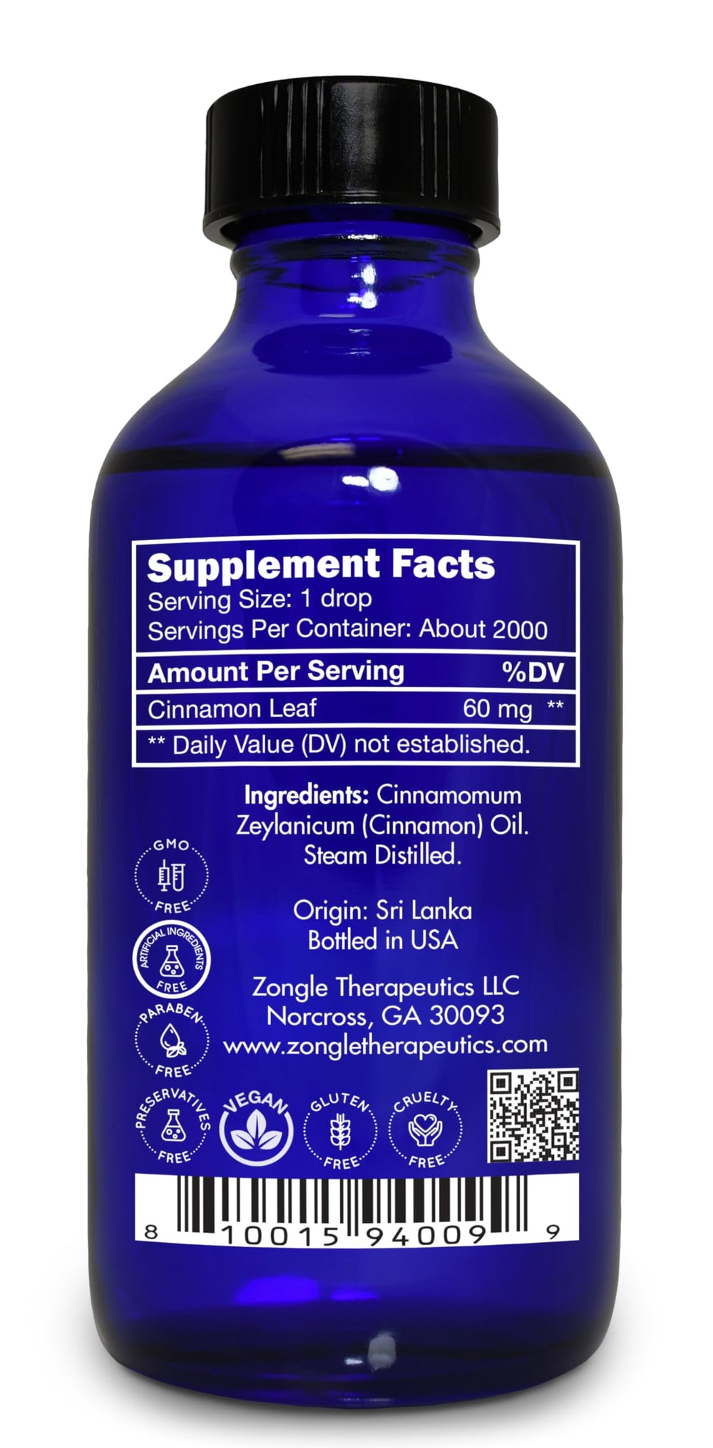 Zongle Therapeutics Cinnamon Oil elevating cooking with pure spice