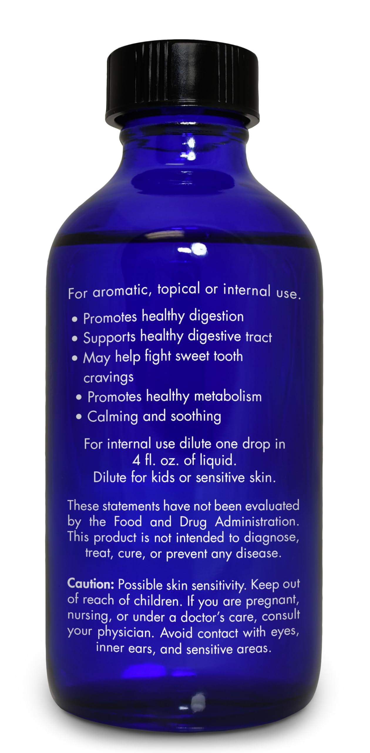 Zongle Therapeutics fennel oil ingredients panel and safety seals.