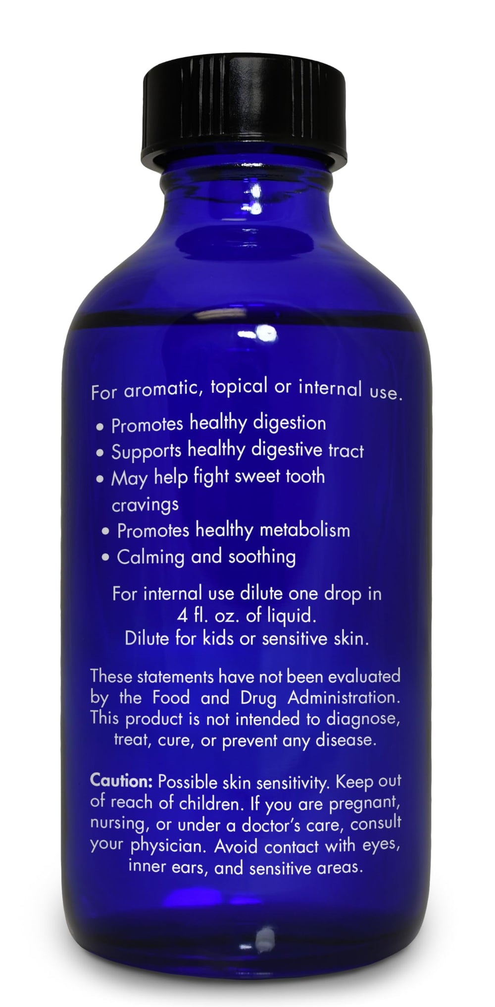 Zongle Therapeutics fennel oil ingredients panel and safety seals.
